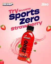 Bruvana Sports Zero Strawberry 250ml 