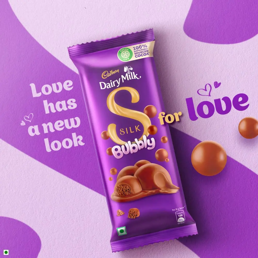 Dairy Milk Silk Bubbly Chocolate