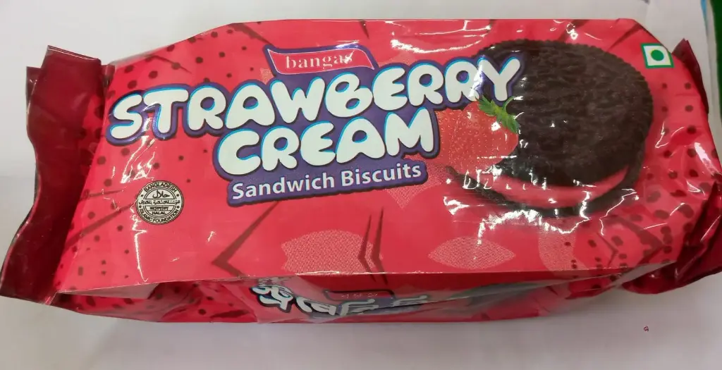 Bangas Strawberry Cream Biscuits