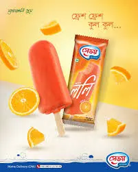 Savoy Orange Loli Ice Cream