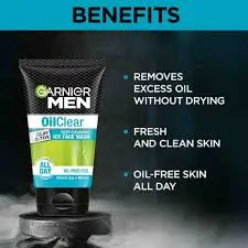Gernier Men Oil Clear Face Wash