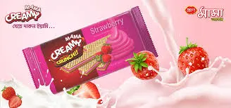 Mama Creamy Strawberry Crunch 90gm
